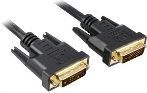 Kabel PremiumCord DVI-D - DVI-D 10m czarny (kpdvi2-10) 1