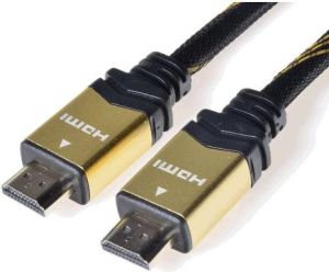 Kabel PremiumCord HDMI - HDMI 5m złoty (kphdmet5) 1