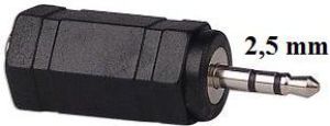 Adapter AV PremiumCord Jack 2.5mm - Jack 3.5mm czarny (kjr-08) 2