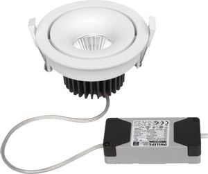 Kobi Light Aluminiowa Ruchoma Oprawka Podtynkowa Wpuszczana LED 10W, 700lm, H74 Biała 1