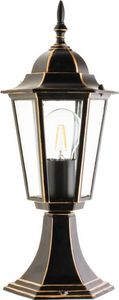 Kobi Light Słupek Ogrodowy Oświetleniowy Zewnętrzny LO4104, Lampa Stojąca, 42cm - Czarno-Złoty 1