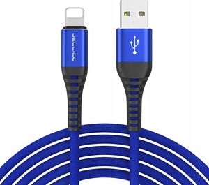 Kabel USB Jellico USB-A - 1.2 m Niebieski (6971805925376) 1