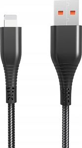 Kabel USB Jellico USB-A - 1.2 m Czarny (6971805925529) 1