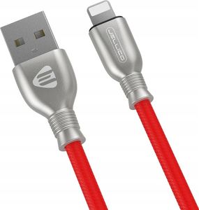 Kabel USB Jellico USB-A - 1.2 m Czerwony (6971805924584) 1