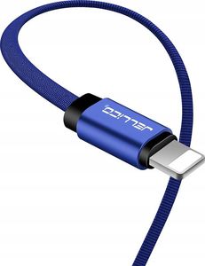 Kabel USB Jellico USB-A - 1.2 m Niebieski (6971805920371) 1