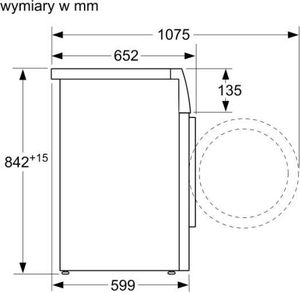 Suszarka do ubrań Bosch WTX87KH0BY 5