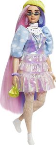 Lalka Barbie Barbie Extra Moda - Spódniczka holograficzna (GRN27/GVR05) 1