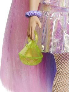 Lalka Barbie Barbie Extra Moda - Spódniczka holograficzna (GRN27/GVR05) 3