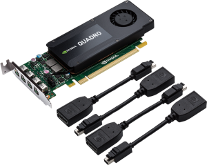 Karta graficzna PNY nVIDIA K1200 Quadro 4GB GDDR5 (128 Bit) 4x Mini DisplayPort (VCQK1200DP-PB) 4