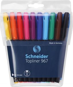 Schneider CIENKOPISY SCHNEIDER TOPLINER 967 0.4 MM 10 KOLORÓW 1
