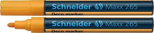Schneider Marker Kredowy Maxx 265 Deco, Pomarańczowy 1