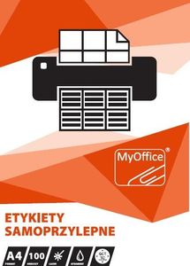 MyOffice ETYKIETY A4 MyOFFICE 70 X 25.4 MM (100) 1
