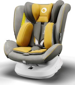 Fotelik samochodowy Lionelo Fotelik Samochodowy 0-36 kg Bastiaan one isofix Yellow Mustard 1