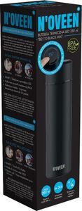 Noveen Butelka termiczna NOVEEN LED 280 ml TB2110 Black Mat 3