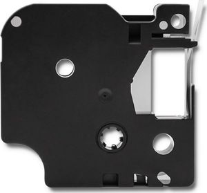 Qoltec Taśma Qoltec do DYMO D1 45013| 12mm x 7m | Biała/ Czarny nadruk 7