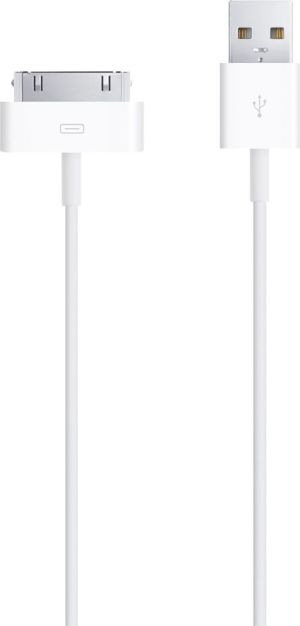 Kabel USB Apple USB-A - Apple 30-Pin 1 m Biały (MA591ZM/C) 1