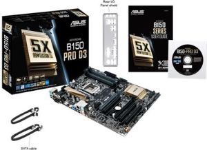 Płyta główna Asus B150-PRO D3, B150, DualDDR3-1600, SATA3, HDMI, DVI, D-Sub, ATX (B150-PRO D3) 2