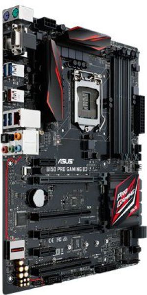 Płyta główna Asus B150 PRO GAMING D3, B150, DualDDR3-1600, SATA3, HDMI, D-Sub, ATX (B150 PRO GAMING D3) 3
