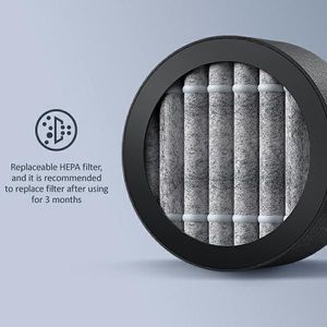 Usams Przenośny jonizator powietrza czarny (ZB181JHQ01) 8