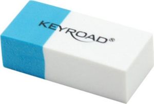 Keyroad Gumka Wielofunkcyjna Keyroad, Pakowane Na Displayu, Niebiesko-Biała 1
