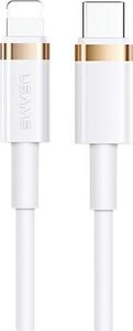 Kabel USB Usams USB-C - Lightning 1.2 m Biały (SJ484USB02) 1