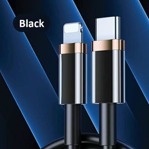 Kabel USB Usams USB-C - Lightning 1.2 m Czarny (SJ484USB01) 2