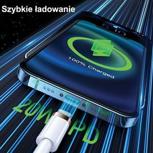 Kabel USB Usams USB-C - Lightning 1.2 m Czarny (SJ484USB01) 4