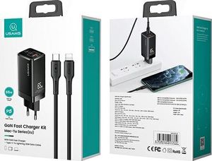 Ładowarka Usams MT 1x USB-A 2x USB-C 3 A (MTXLOGTL01) 2