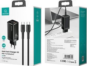 Ładowarka Usams MT 1x USB-A 2x USB-C 3 A (MTXLOGTC01) 2