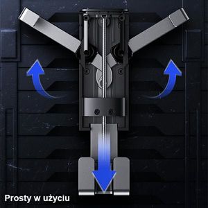 Usams Uchwyt grawitacyjny do samochodu Metal Gravity ZJ060ZJ02 2