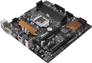 Płyta główna ASRock B150M PRO4S, B150, DualDDR4-2133, SATA3, HDMI, DVI, mATX (B150M PRO4S) 3