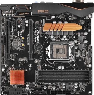 Płyta główna ASRock H170M PRO4, H170, DualDDR4-2133, SATA3, RAID, HDMI, DVI, D-Sub, mATX (H170M PRO4) 3