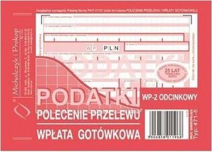 Michalczyk & Prokop PODATKI - PRZELEW/WPŁATA 4-ODCINKI A6 (O+3K) MICHALCZYK I PROKOP 1