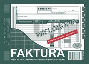 Michalczyk & Prokop FAKTURA BRUTTO A5 (PEŁNA) (WIELOKOPIA) MICHALCZYK I PROKOP 1