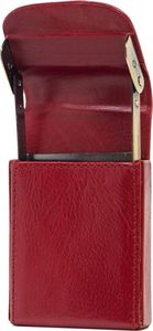 Puccini Etui na wizytówki MU-7827 Bordowe 3