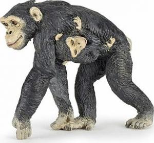 Figurka Papo Szympansica z młodym 1