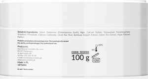 Apis Maska algowa dla cery trądzikowej z bambusem, zieloną herbatą, 100g 2