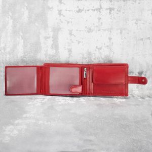 KORUMA Czerwony portfel antyRFID - Koruma (SM-905PR) Uniwersalny 4