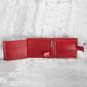 KORUMA Czerwony portfel antyRFID - Koruma (SM-905PR) Uniwersalny 7