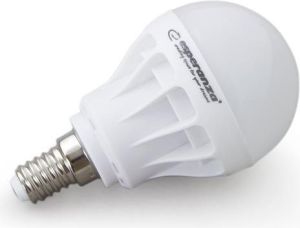 Esperanza Żarówka LED ELL115 E14, 5W, 480lm, 3000K, biała ciepła (5901299909362) 1