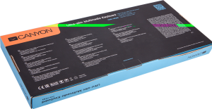 Klawiatura Canyon CNS-HKB4 Przewodowa Wielokolorowa US (CNS-HKB4) 3