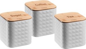 Chlebak Klausberg bambusowo-stalowy z pojemnikami (KB-7483) 2