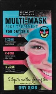 Beauty Formulas Multi Treatment zabieg do cery suchej 3 x 5 g 1