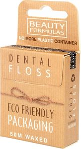 Beauty Formulas Eco Friendly Dental Floss woskowana nić dentystyczna 50 m 1