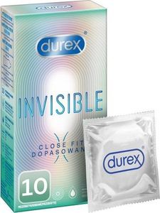 Durex  Invisible Close Fit prezerwatywy dopasowane 10 szt. 1