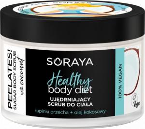 Soraya Healthy Body Diet Intensywnie ujędrniający scrub do ciała z łupinkami orzecha i olejkiem kokosowym 200g 1