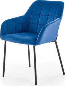Selsey Krzesło tapicerowane Billberry niebieskie 1