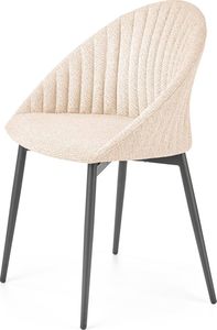 Selsey Krzesło tapicerowane tapiecrowane Luper beżowe 1