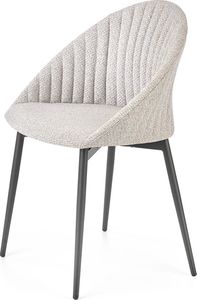 Selsey Krzesło tapicerowane tapiecrowane Luper szare 1