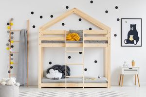 Selsey Łóżko piętrowe Dalidda domek z drabinką z przodu 2